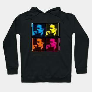 Edward Estlin (E E) Cummings - colourful, pop art style design Hoodie